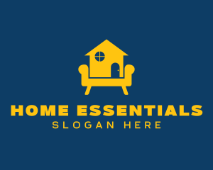 Golden Home Couch logo design