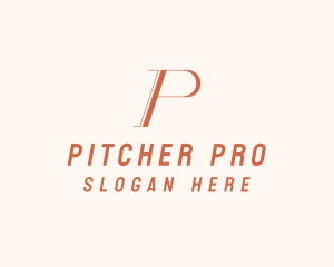 Professional Business  Letter P  logo design