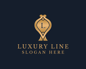 Luxurious Perfume Boutique  logo design