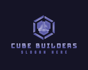 Digital Software Cube logo design