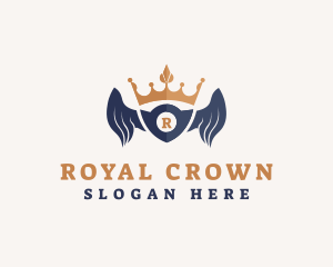 Royal Crown Shield Wings logo