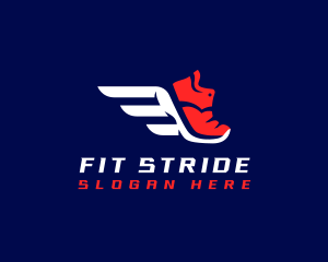 Running Shoes Wings logo