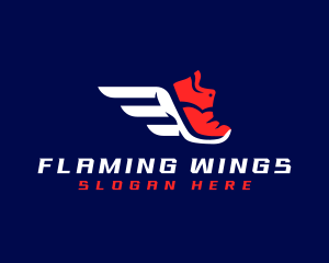 Running Shoes Wings logo