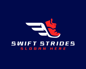 Running Shoes Wings logo