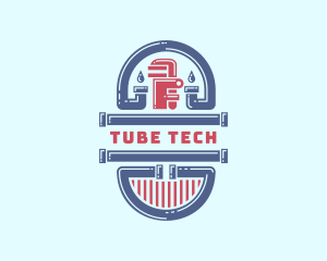 Pipe Wrench Maintenance logo design