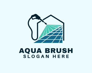 Floor Pressure Washer logo design