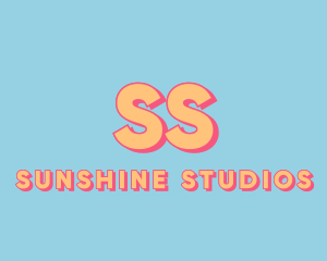 Retro Shadow Studio logo design