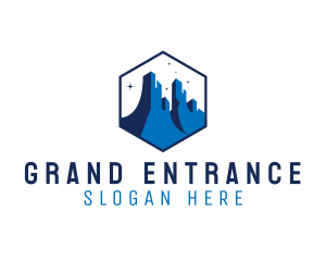 Hexagon Grand Canyon logo design