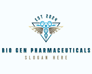 Pharmaceutical Medical Wellness  logo design