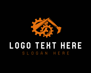 Industrial Gear Excavator Mining logo