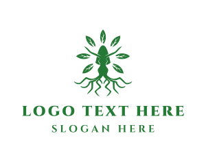 Green Woman Tree logo