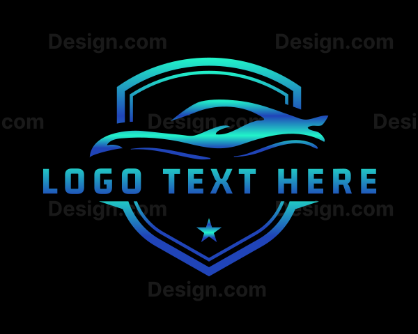 Luxury Car Garage Logo