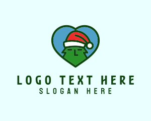 Santa Christmas Tree  logo