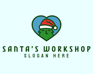 Santa Christmas Tree  logo