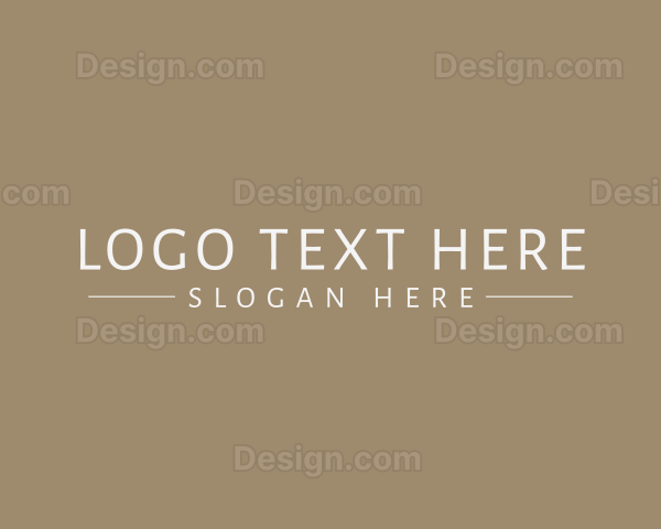 Elegant Fancy Business Logo