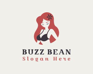 Sexy Bra Underwear logo design