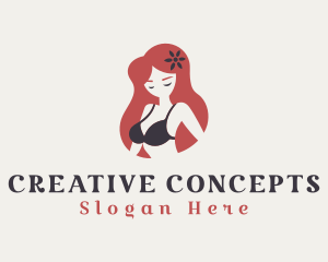 Sexy Bra Underwear logo design