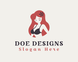 Sexy Bra Underwear logo design