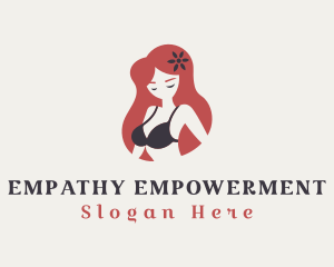 Sexy Bra Underwear logo design