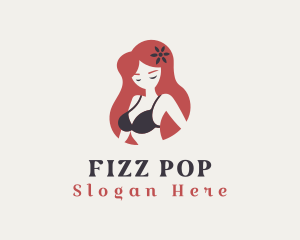 Sexy Bra Underwear logo design