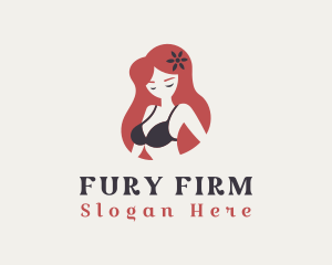 Sexy Bra Underwear logo design