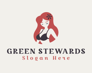 Sexy Bra Underwear logo design