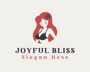 Sexy Bra Underwear logo design