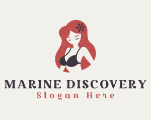 Sexy Bra Underwear logo design