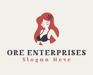 Sexy Bra Underwear logo design