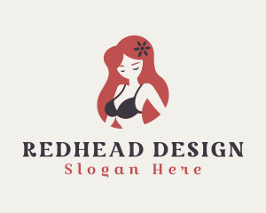 Sexy Bra Underwear logo design