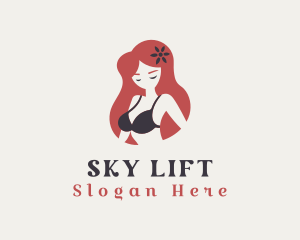 Sexy Bra Underwear logo design