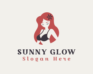 Sexy Bra Underwear logo design