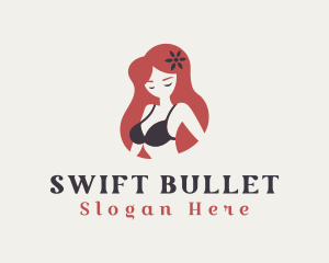 Sexy Bra Underwear logo design