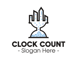 Hourglass Building City logo design