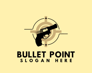 Shooting Gun Target logo