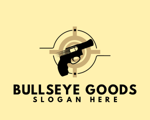 Shooting Gun Target logo