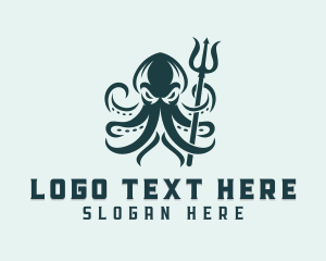 Kraken Mythology Monster logo