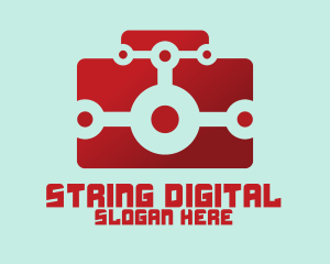 Red Digital Camera logo design