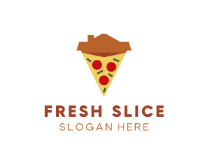 Homemade House Pizza  logo design