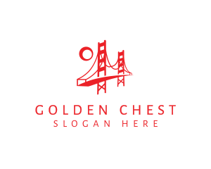 Golden Gate Bridge logo design