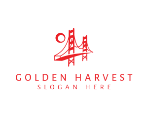 Golden Gate Bridge logo design