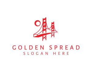 Golden Gate Bridge logo design