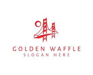 Golden Gate Bridge logo design