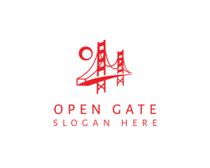 Golden Gate Bridge logo design