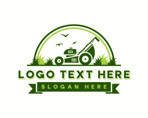 Landscaping  Grass Mower logo