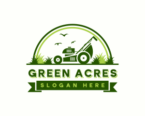 Landscaping  Grass Mower logo