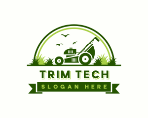 Landscaping  Grass Mower logo