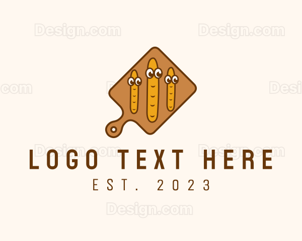 French Bread Serving Board Logo