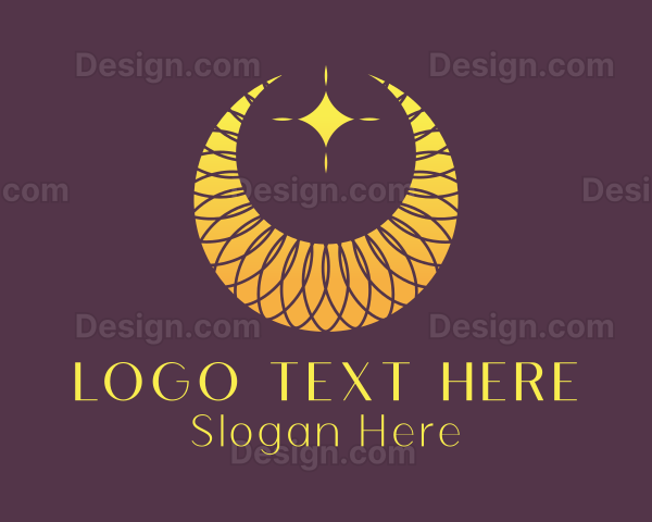 Elegant Moon Star Logo