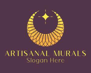 Elegant Moon Star logo design